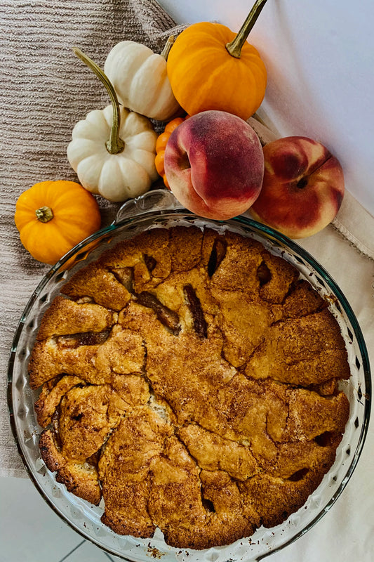 Peach cobbler