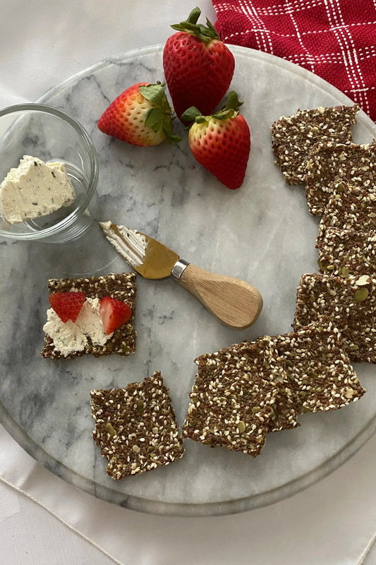 Spicy seed crackers ( so many different ways)