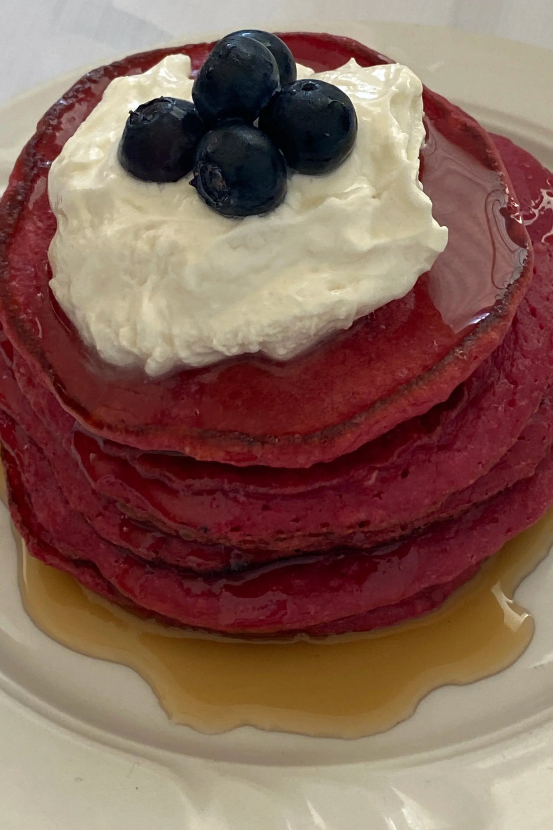 Valentine  beet pancakes (You are the beet to my heart)