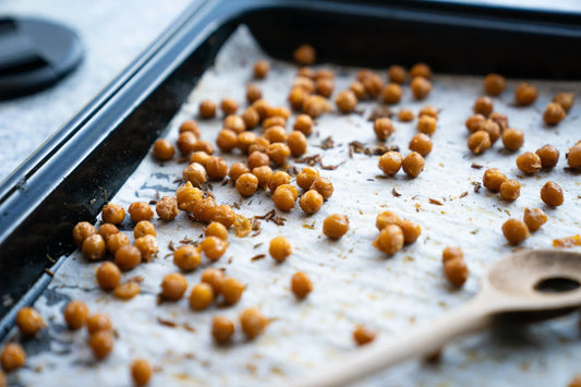 Spicy roasted chickpeas
