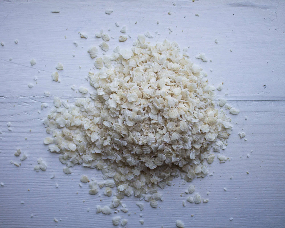 Organic brown rice flakes