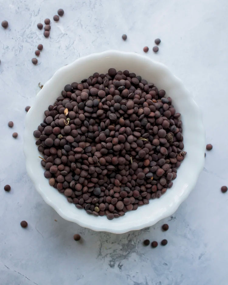 Organic red whole lentils