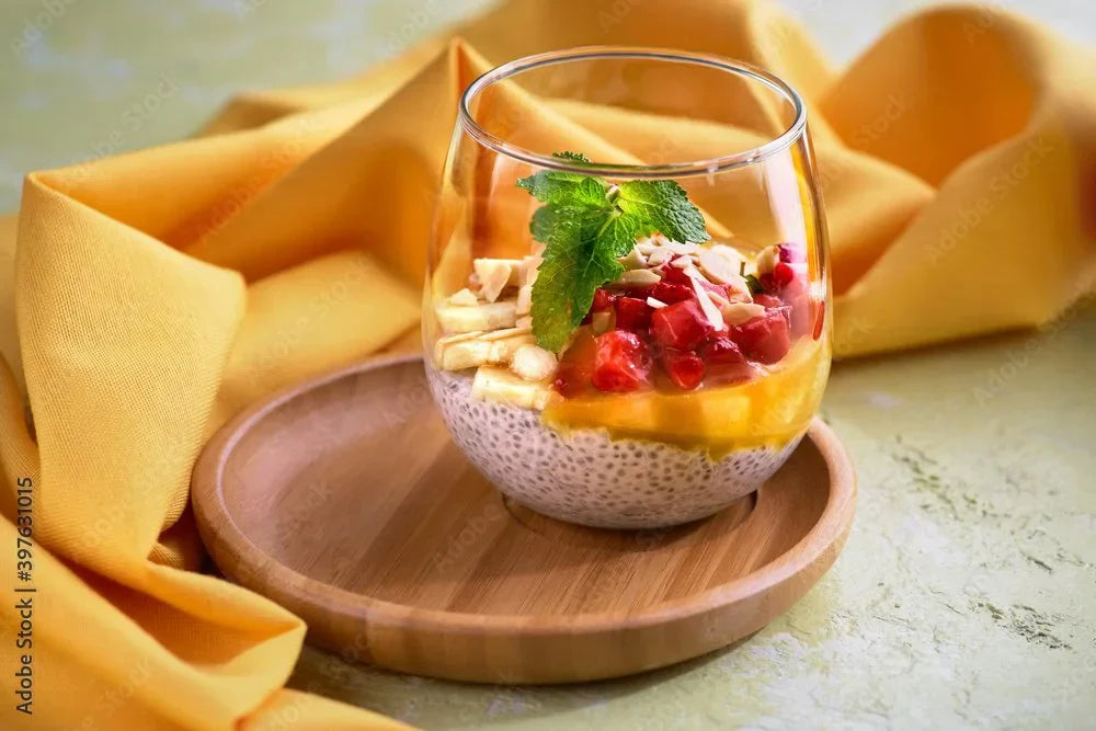 Cranberry and Orange Chia Pudding