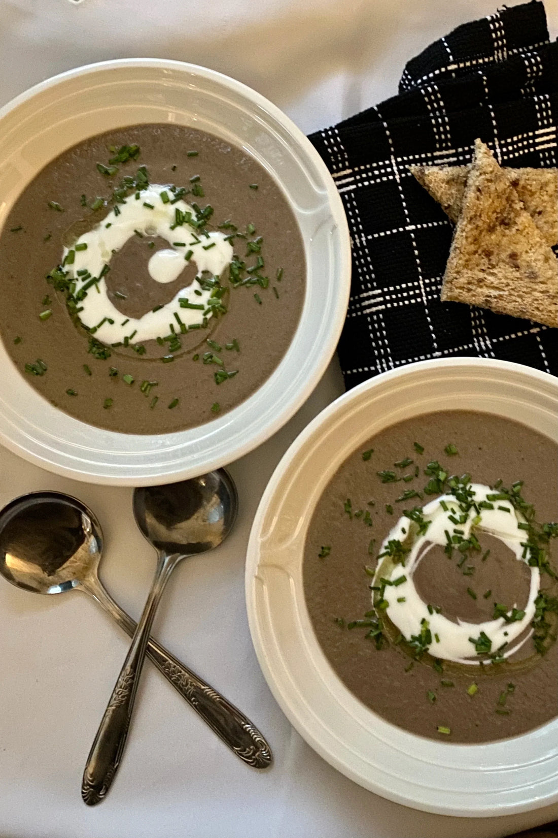 Cream of mushroom soup