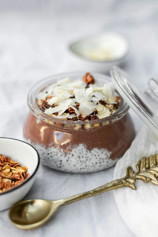 Date sweetened chia pudding