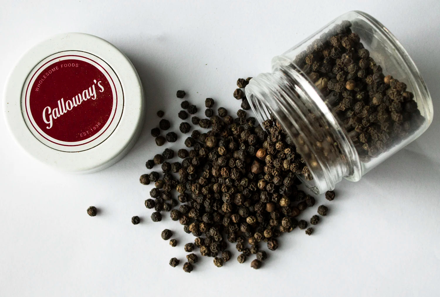 Black peppercorns