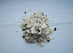 Hazelnuts sliced