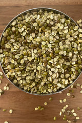 Mung beans split with husk