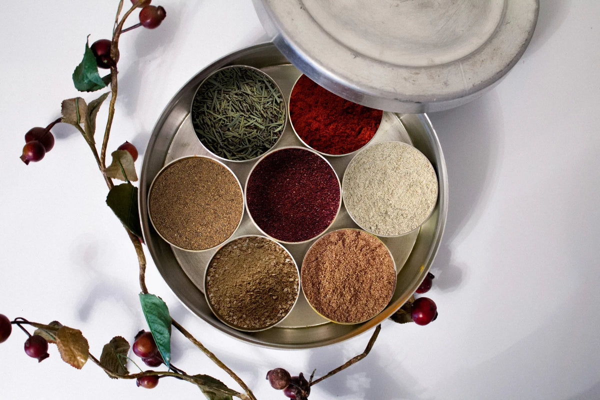 Mediterranean spice tin