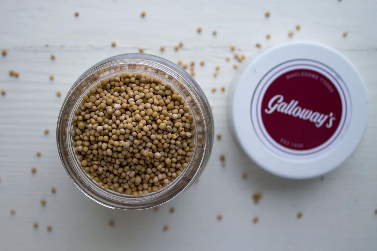 Mustard seeds, yellow