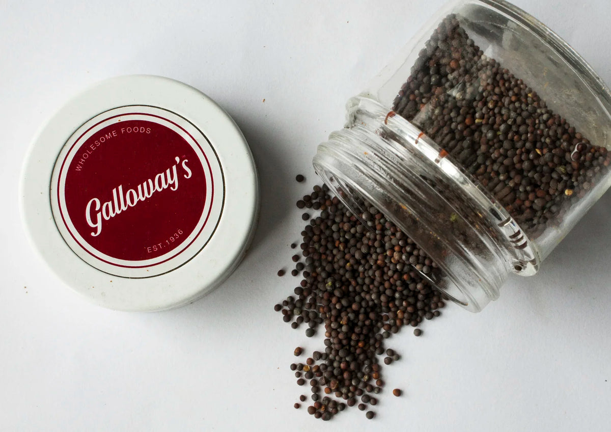 Mustard seeds, brown