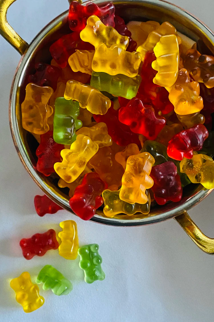 Fruit juice bears, no sugar added