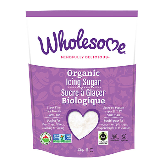 Wholesome organic icing sugar