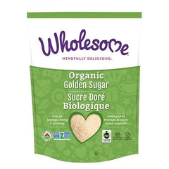 Wholesome organic golden sugar