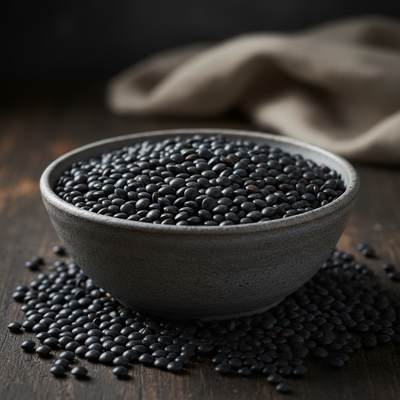 Beluga lentils, organic