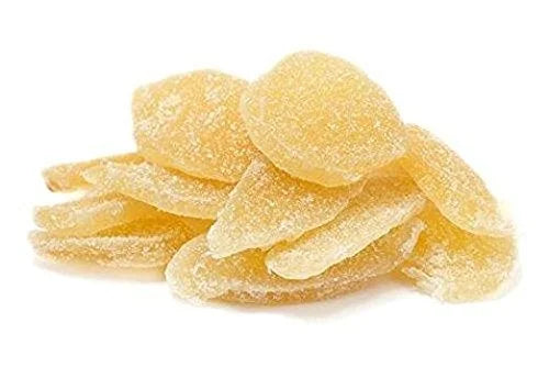 Ginger slices, crystallized
