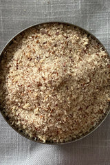 Hazelnuts ground