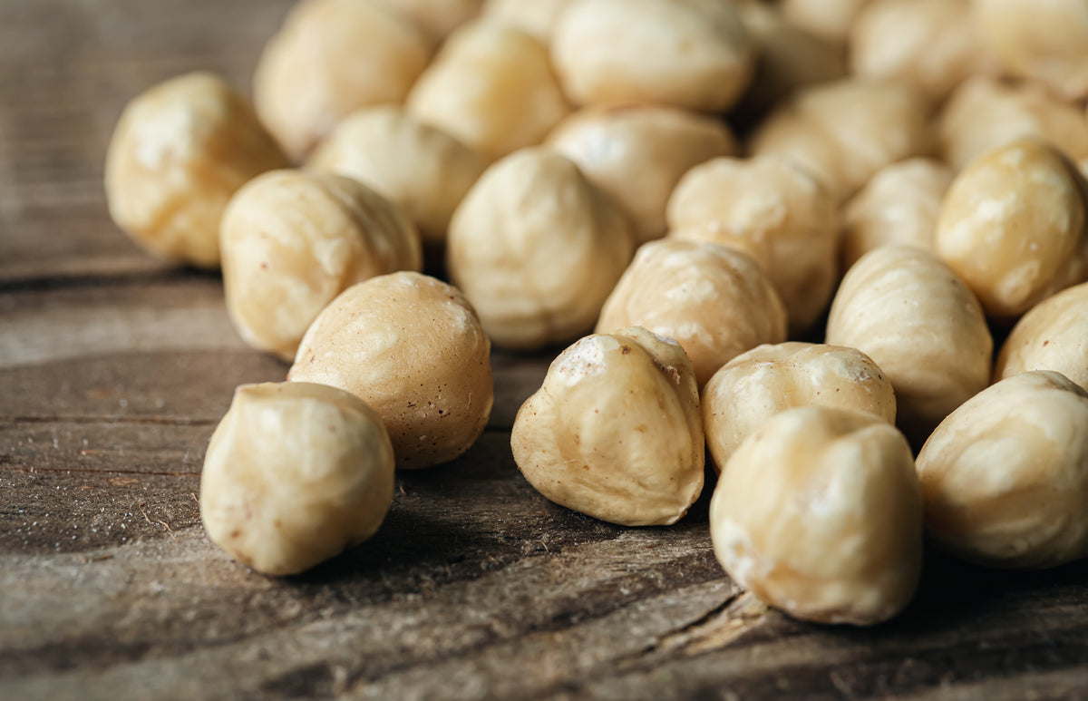 Hazelnuts whole blanched (Filberts, blanched)