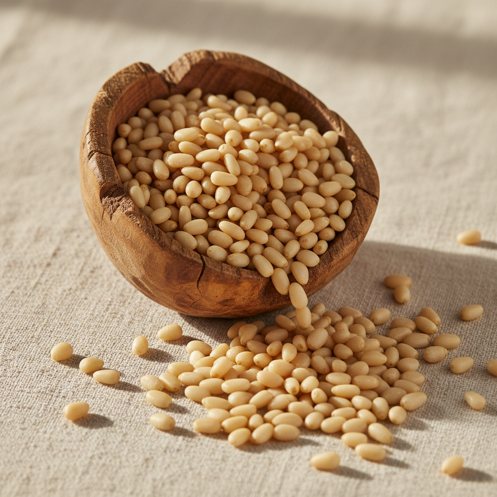 Organic pine nuts