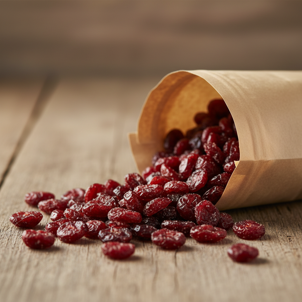 Cranberries, sweetened, Organic