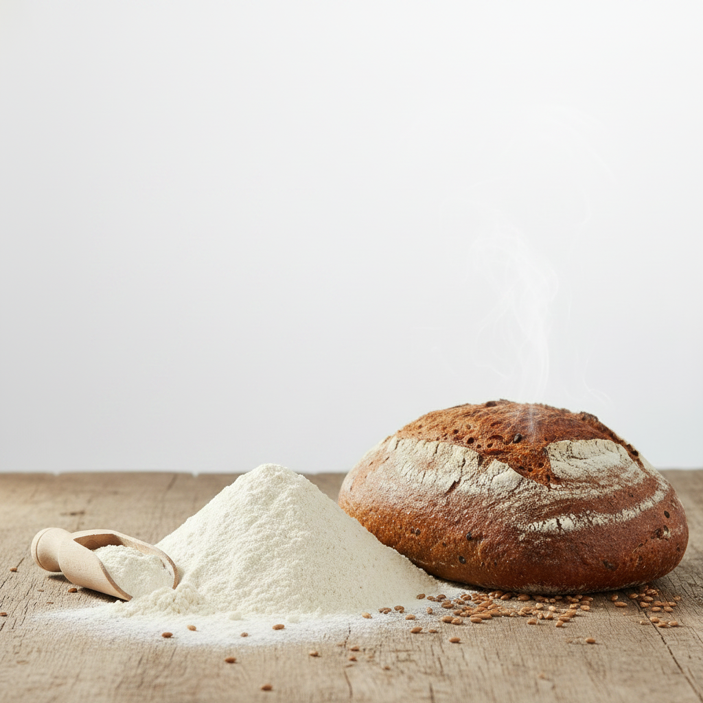 Organic dark rye flour