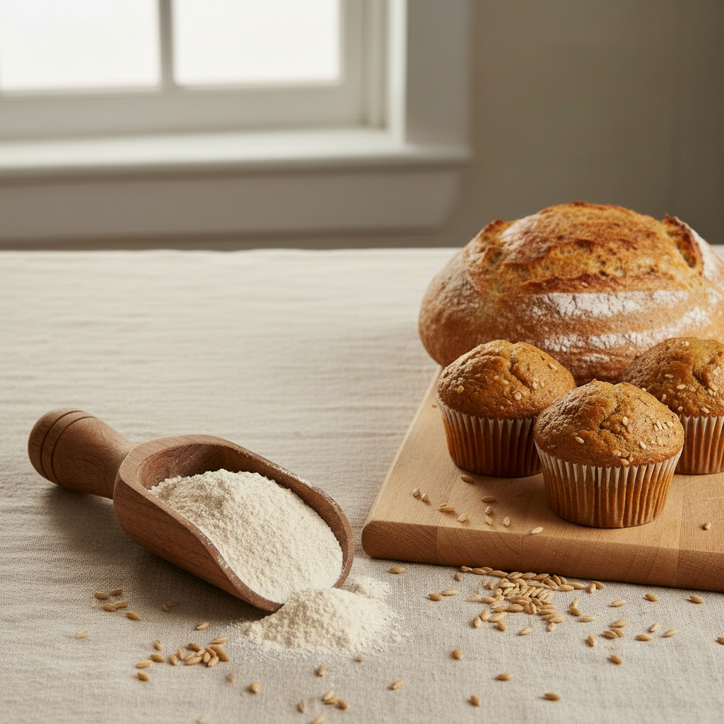 Organic whole spelt flour