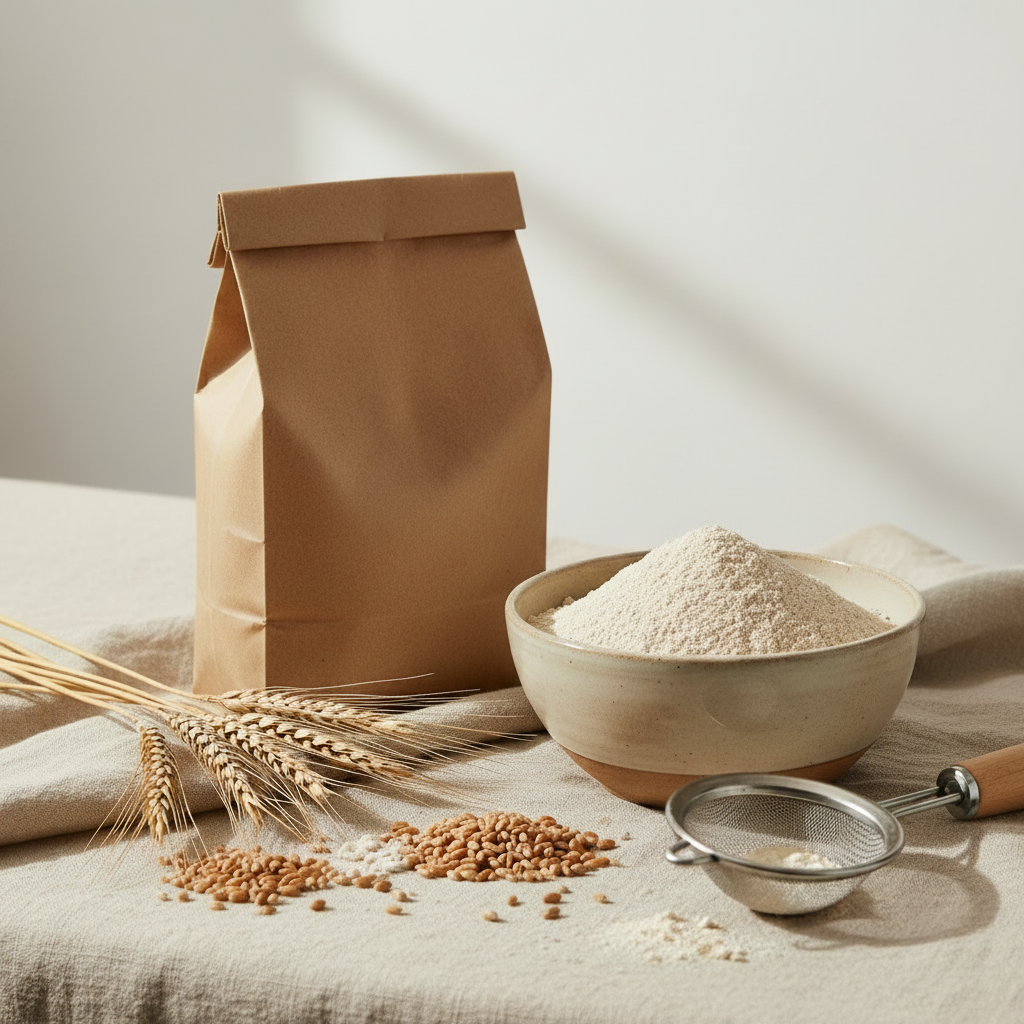 Organic wholewheat flour